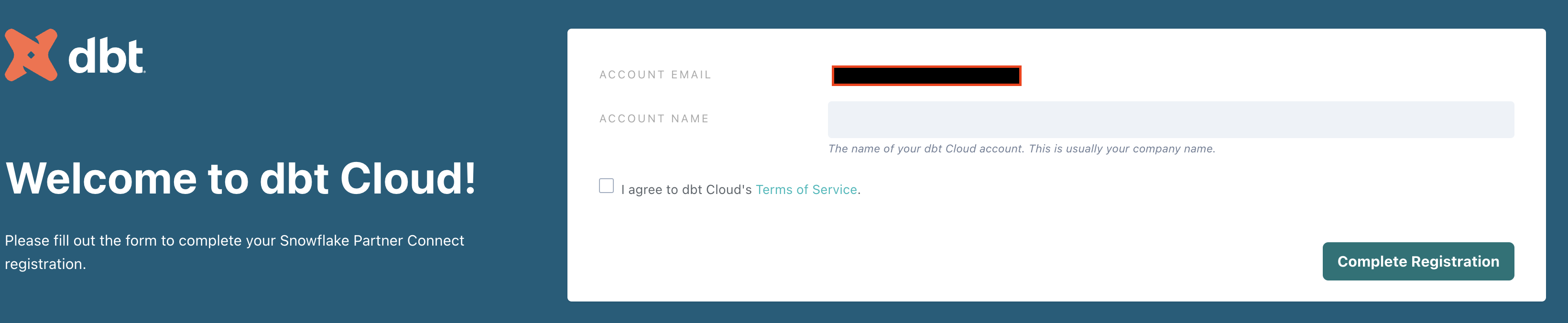 dbt Cloud sign up dbt Cloud sign up